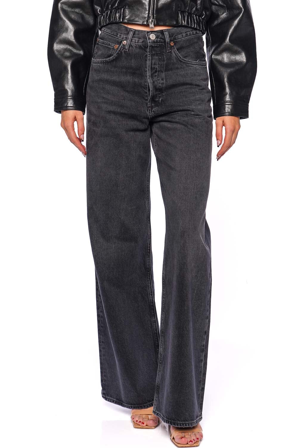 AGOLDE Dame Hitch Wide Leg Jean