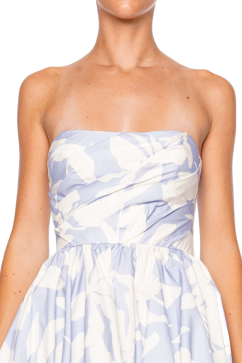 Shona Joy Mamounia Strapless Bubble Mini Dress