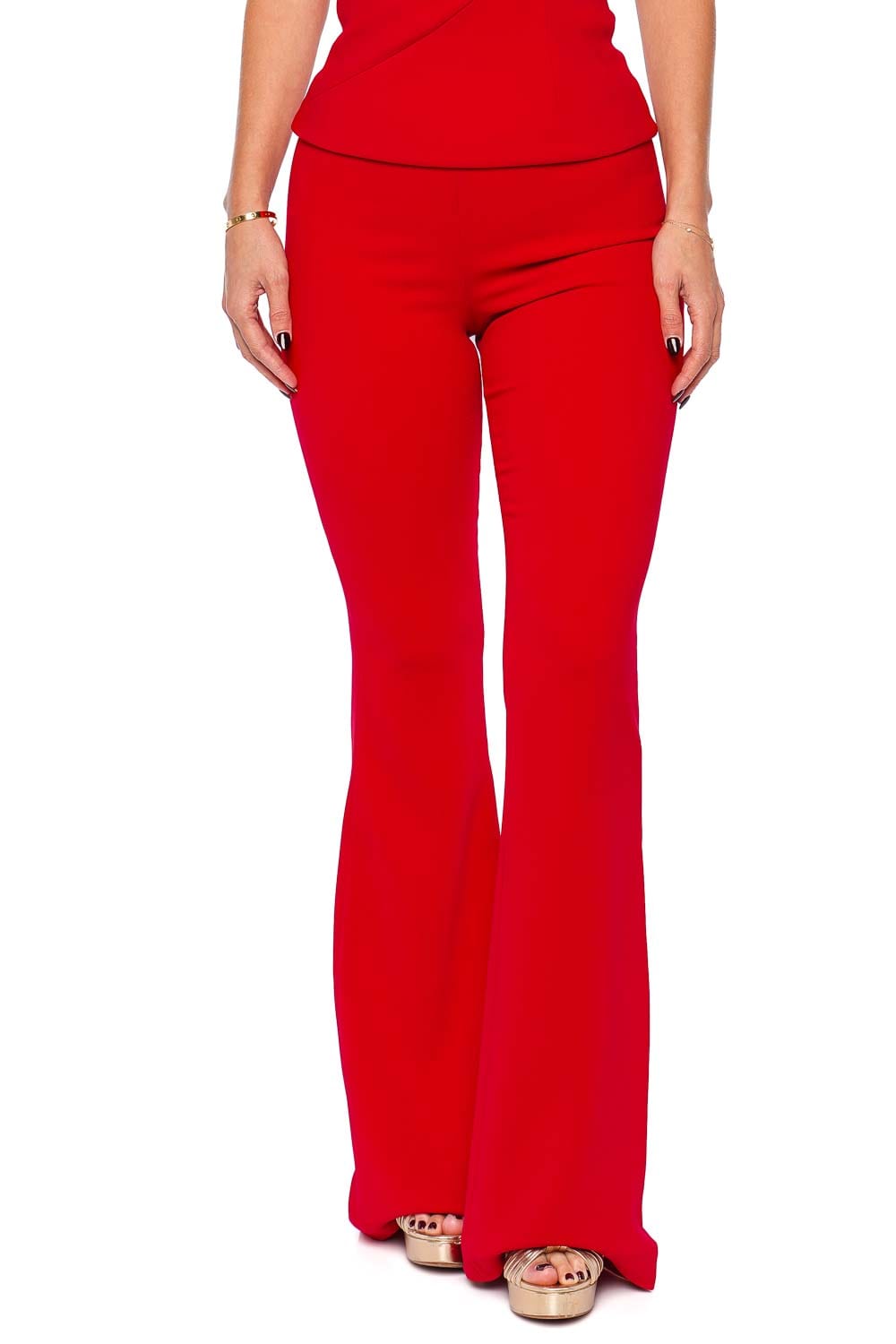 Rachel Gilbert Mattie Stretch Crepe Flare Pant