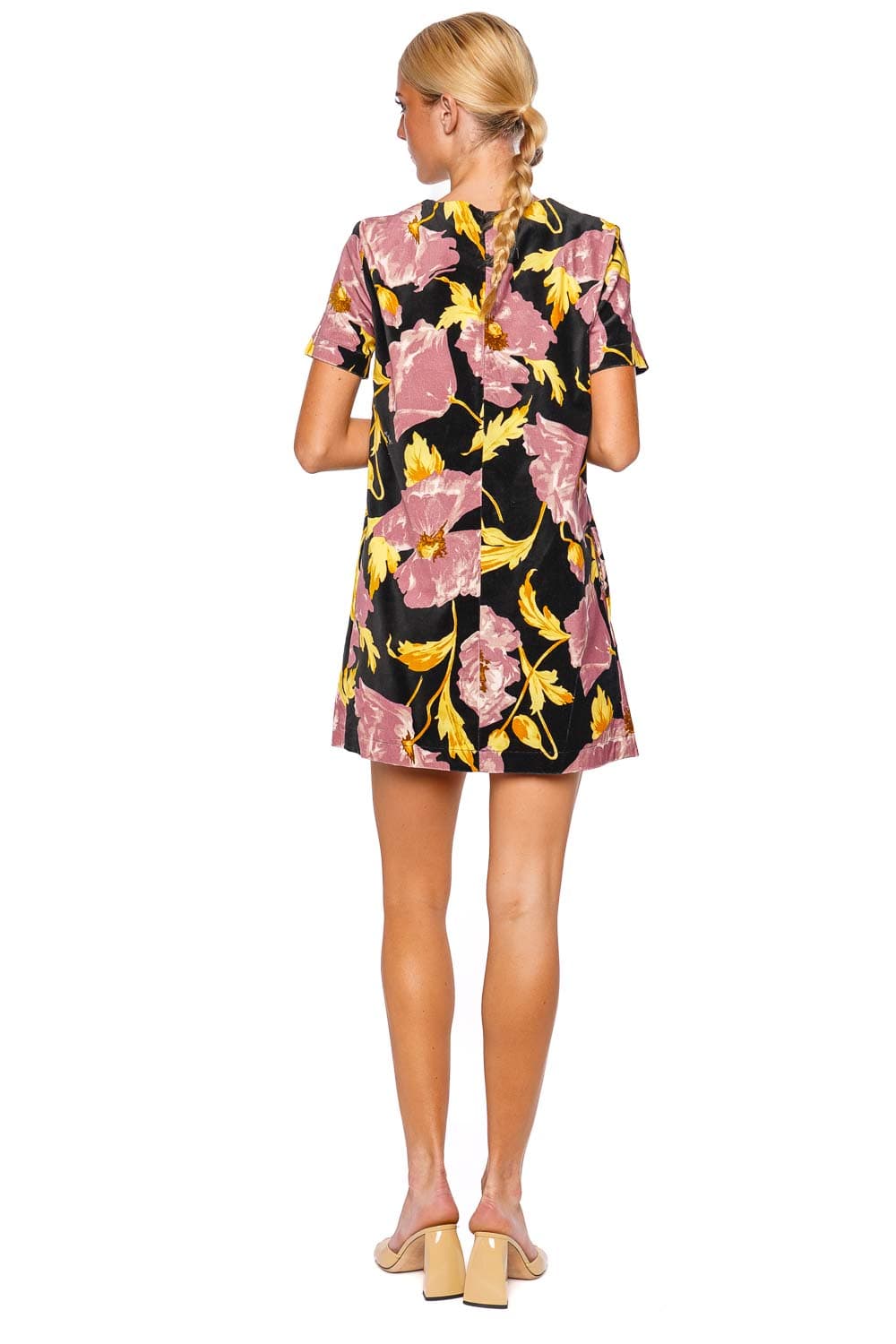 Sylph Velvet Swing Mini Dress