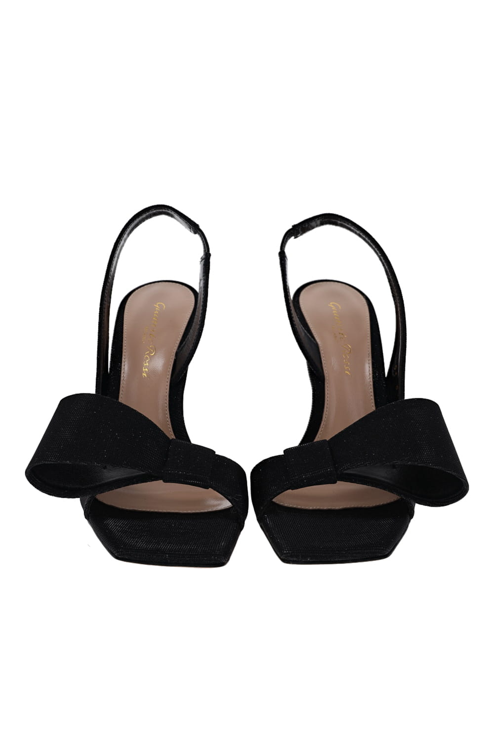 Flash Black Bow Slingback Sandals Flash Black Bow Slingback Sandals