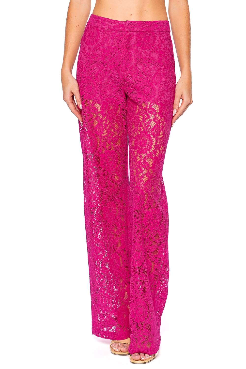 L'AGENCE Livvy Lace Straight Leg Trouser