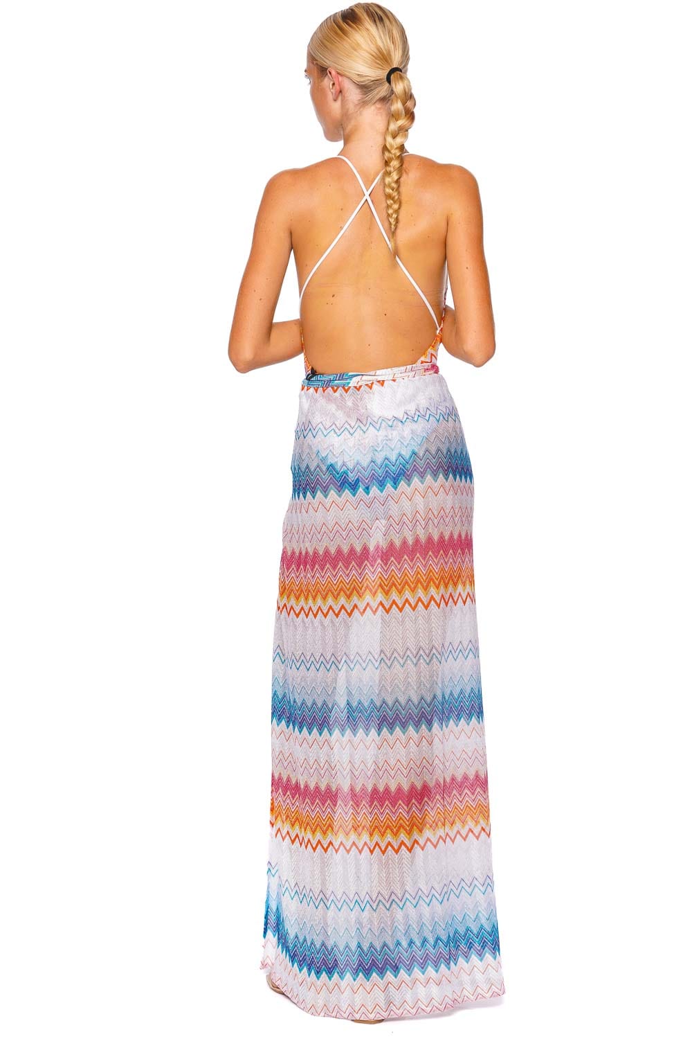 MISSONI Zig Zag Cover Up Maxi Skirt