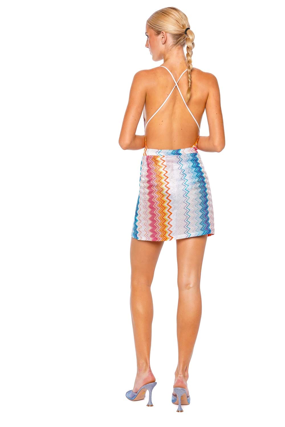 MISSONI Zig Zag Knit Mini Skirt