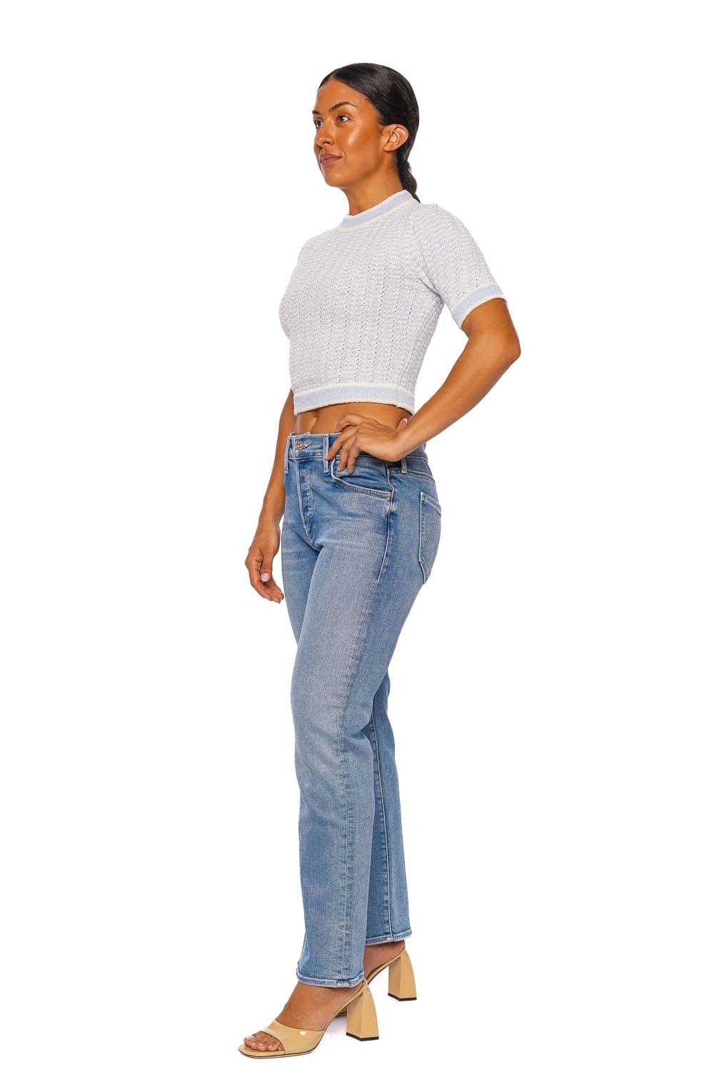 The Mid Rise Hiker Hover Straight Jean