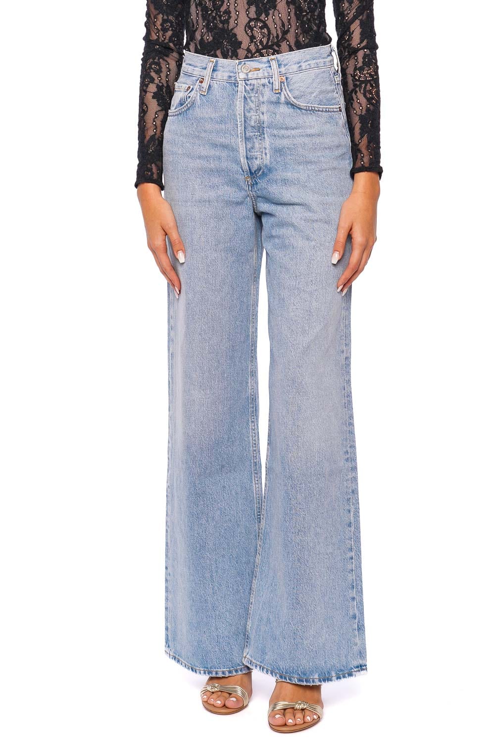 AGOLDE Dame Conflict Wide Leg Jean