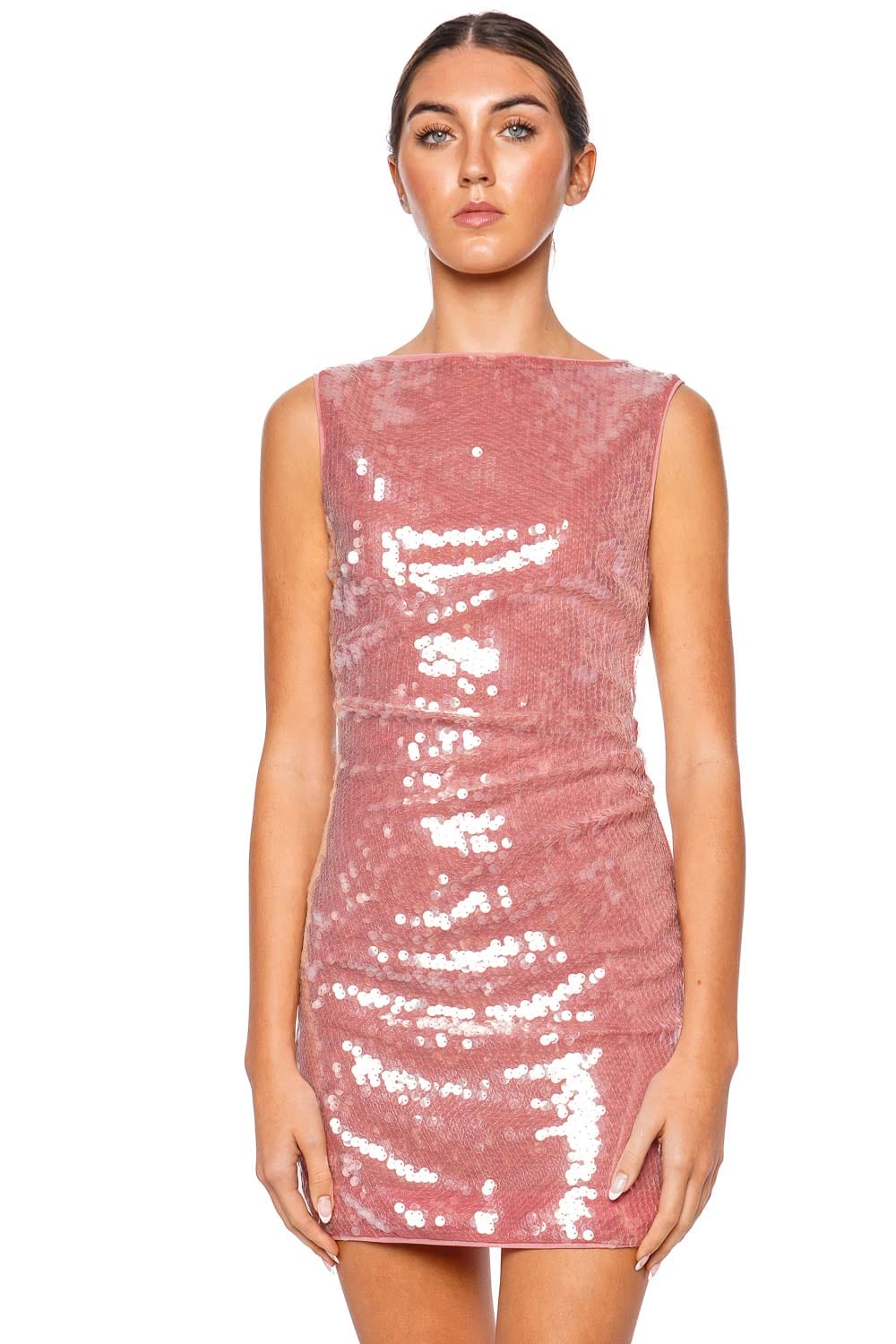 Staud Eton Sienna Sequin Mini Dress