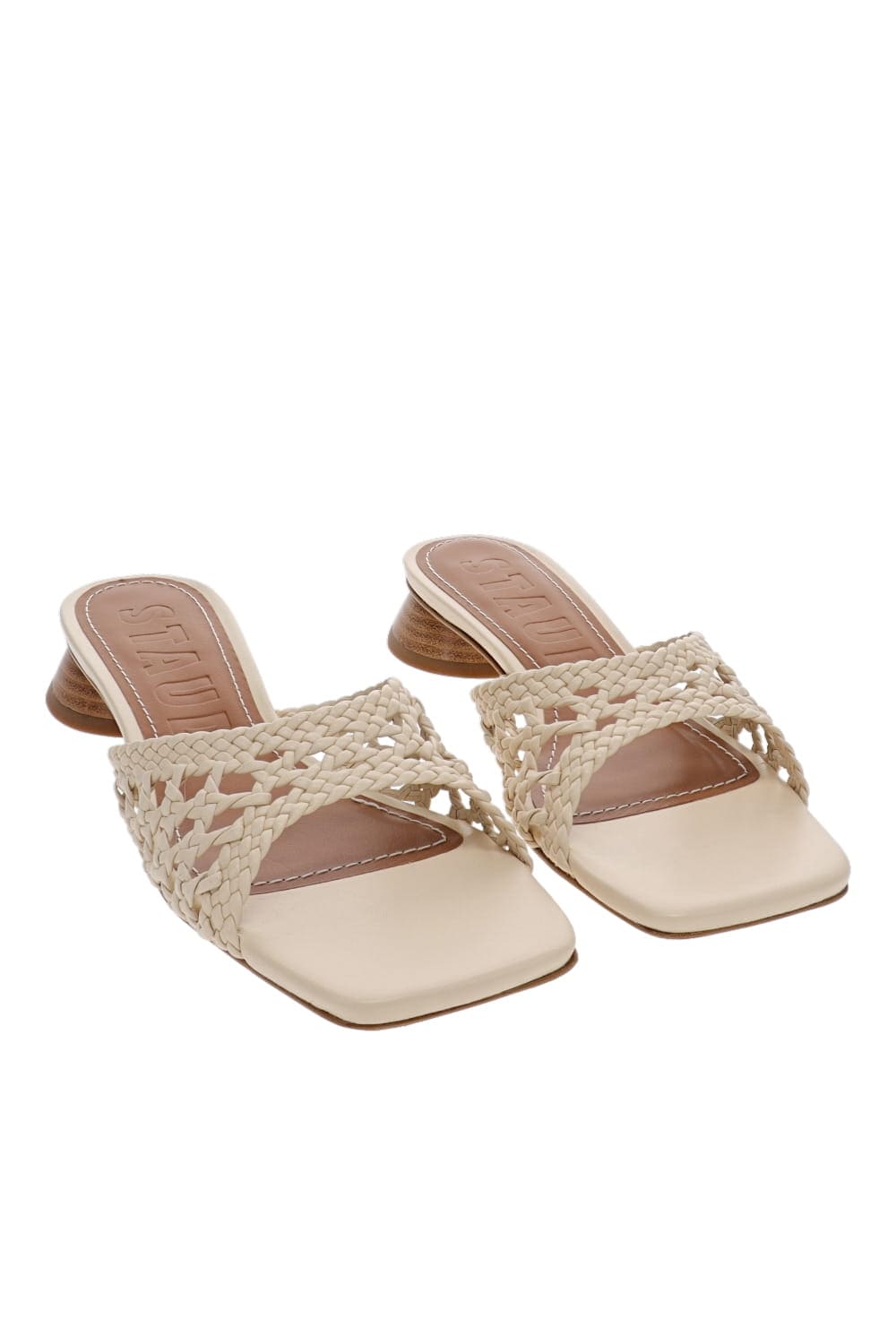 Staud SIMONE CROCHET HEEL F25R5003BT CREAM