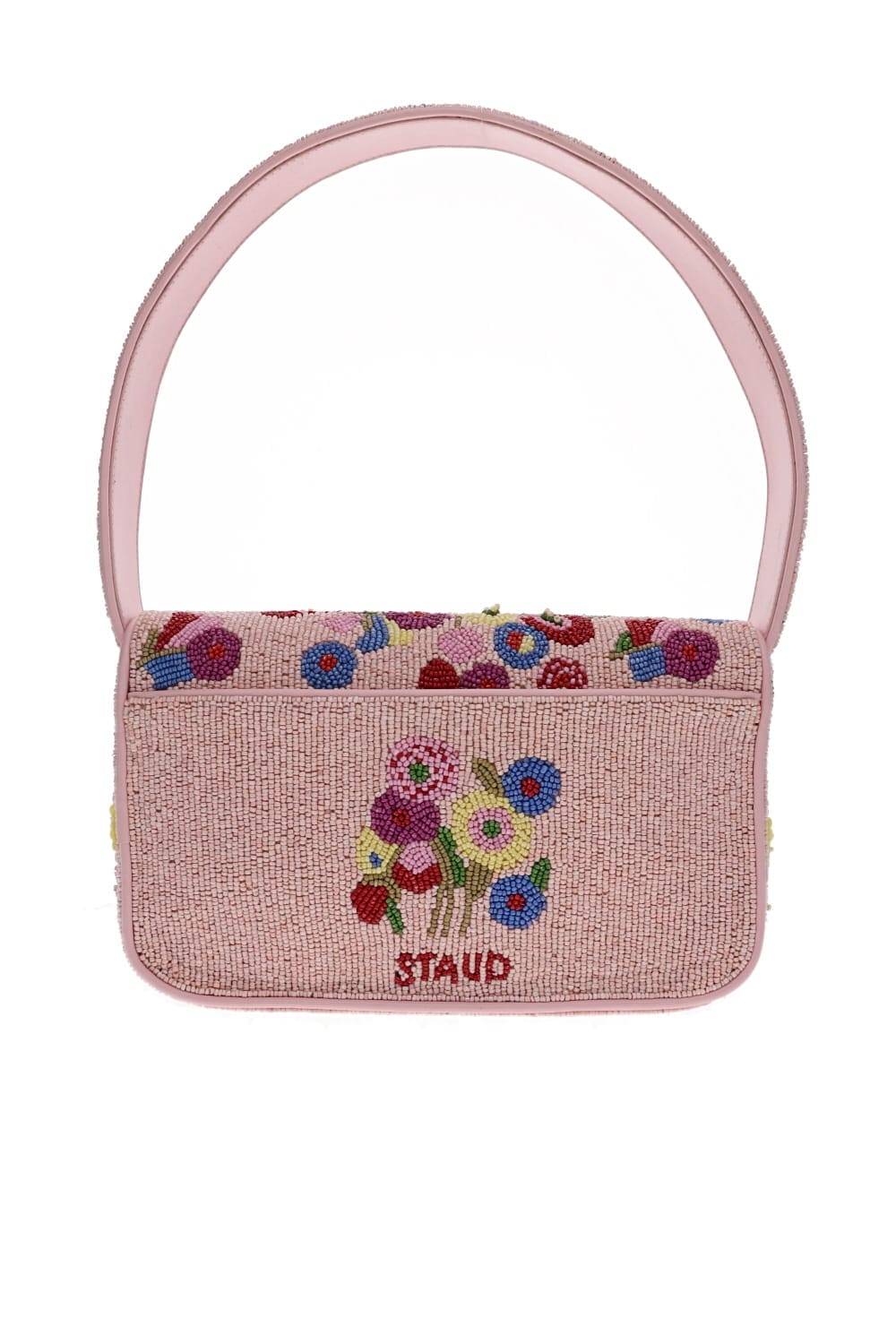 Staud Tommy Wildflowers Beaded Shoulder Bag