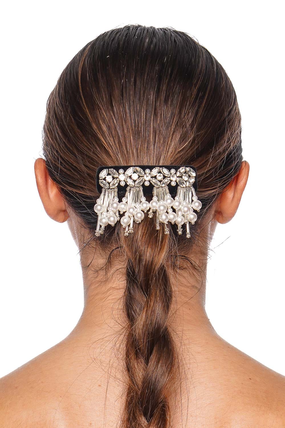 Mignonne Gavigan Luxe Hampton Beaded Fringe Barrette