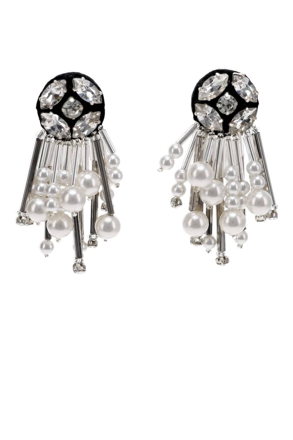 Mignonne Gavigan Hampton Beaded Fringe Drop Earrings