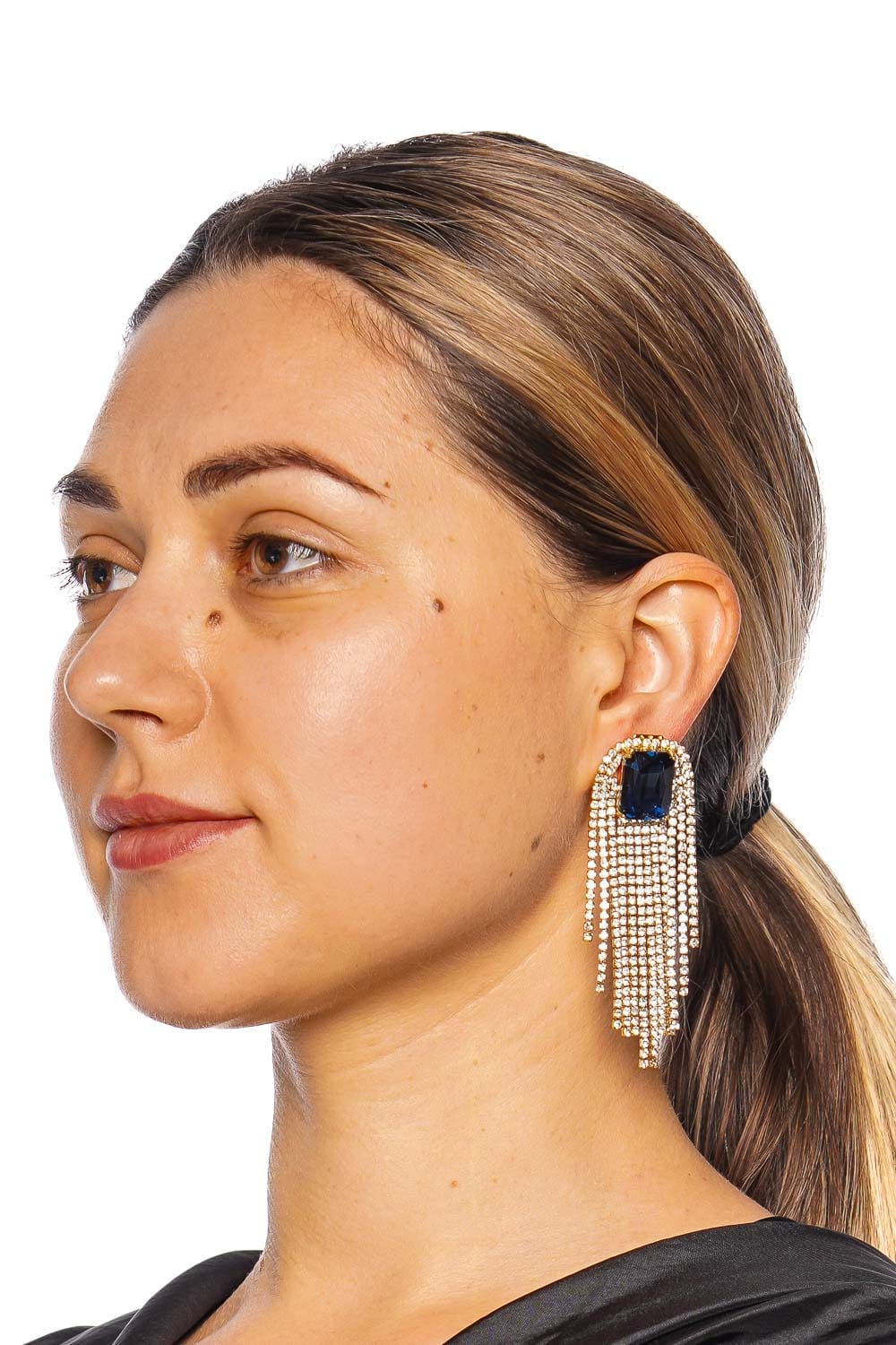 Mignonne Gavigan Irving Crystal Fringe Drop Earrings