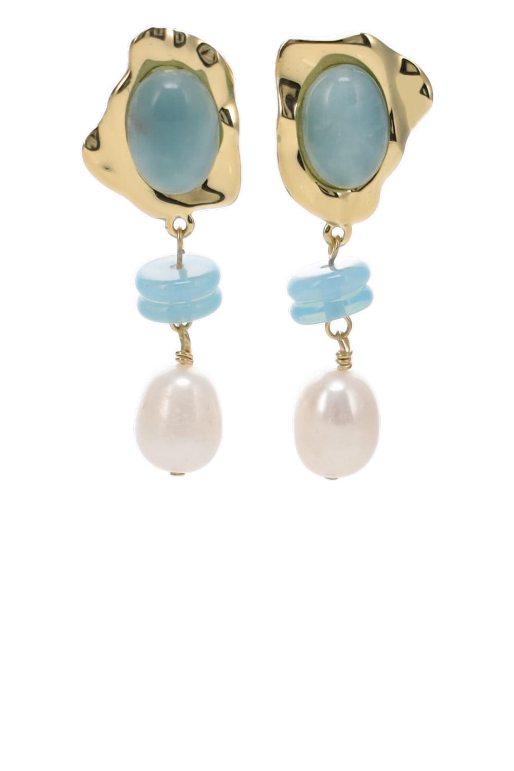 Mignonne Gavigan Vida Gold Pearl Drop Earrings