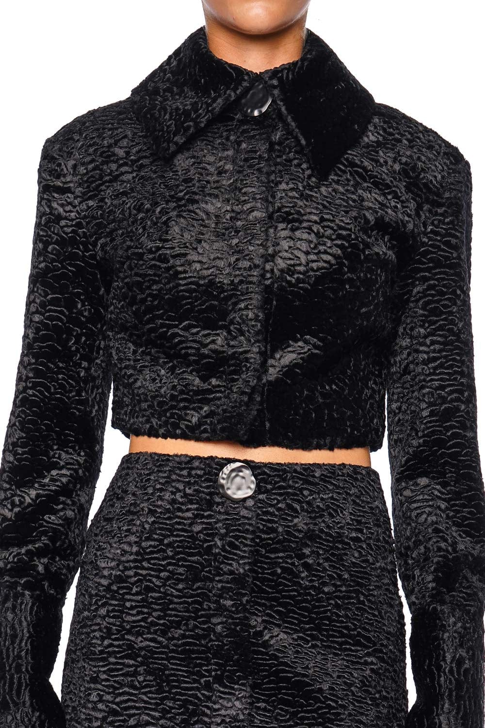 CLEA Aldo Embossed Jacquard Micro Jacket