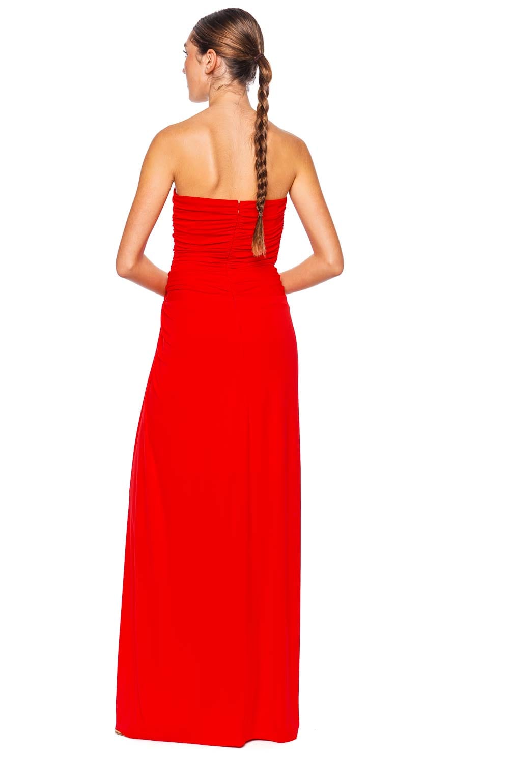 SIMKHAI Emma Strapless Bustier Gown