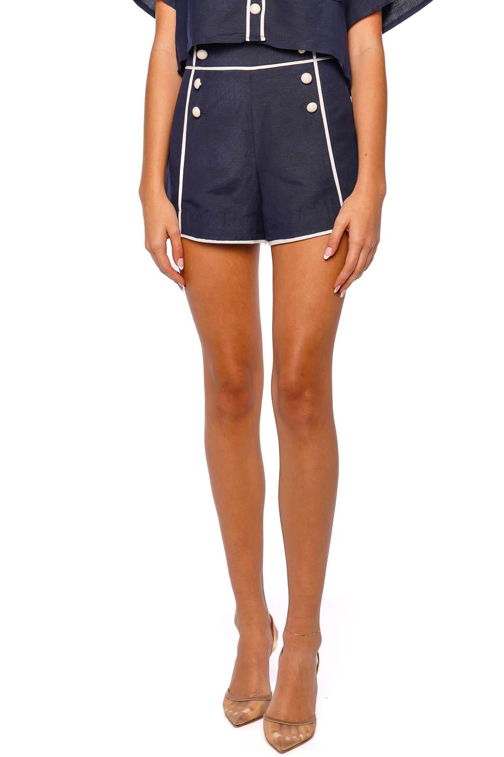 SIMKHAI Crosby Midnight Sailor Front Short