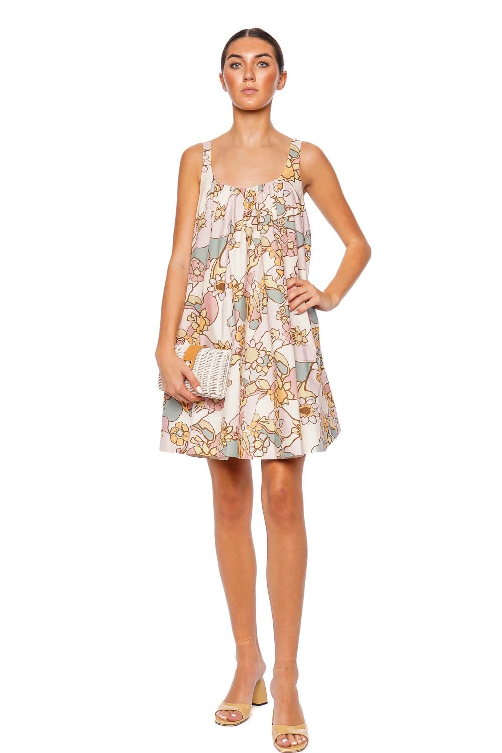 ZIMMERMANN Maxine Kaleidoscope Floral Mini Dress