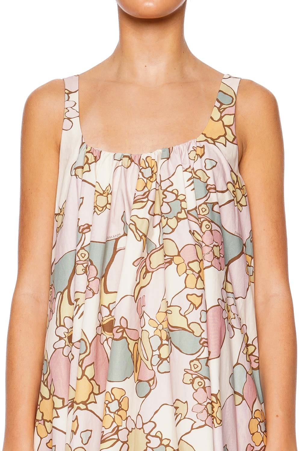 ZIMMERMANN Maxine Kaleidoscope Floral Mini Dress