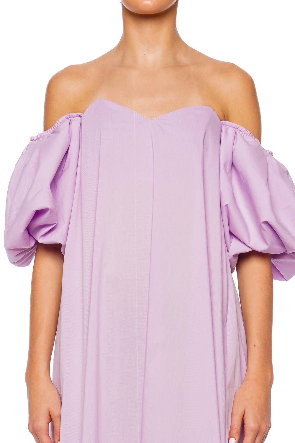 Caroline Constas Palmer Mauve Off Shoulder Gown