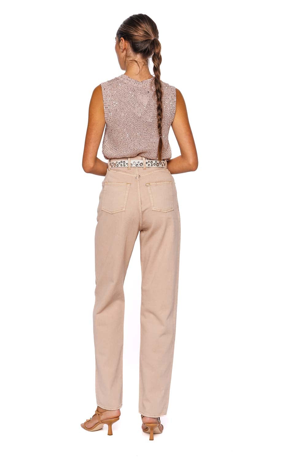 Kim Marble Dyed Straight Leg Jean