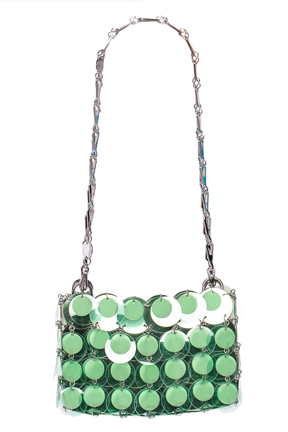 Rabanne Aqua Sparkle Nano Shoulder Bag