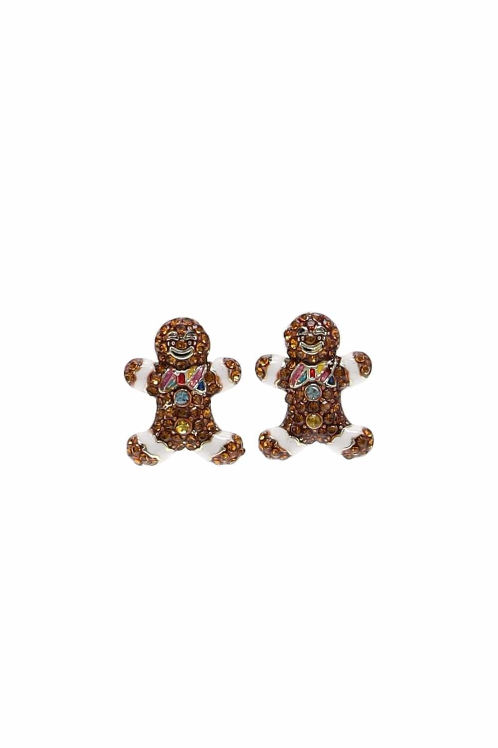 BaubleBar Cookie Cutter Gingerbread Stud Earrings