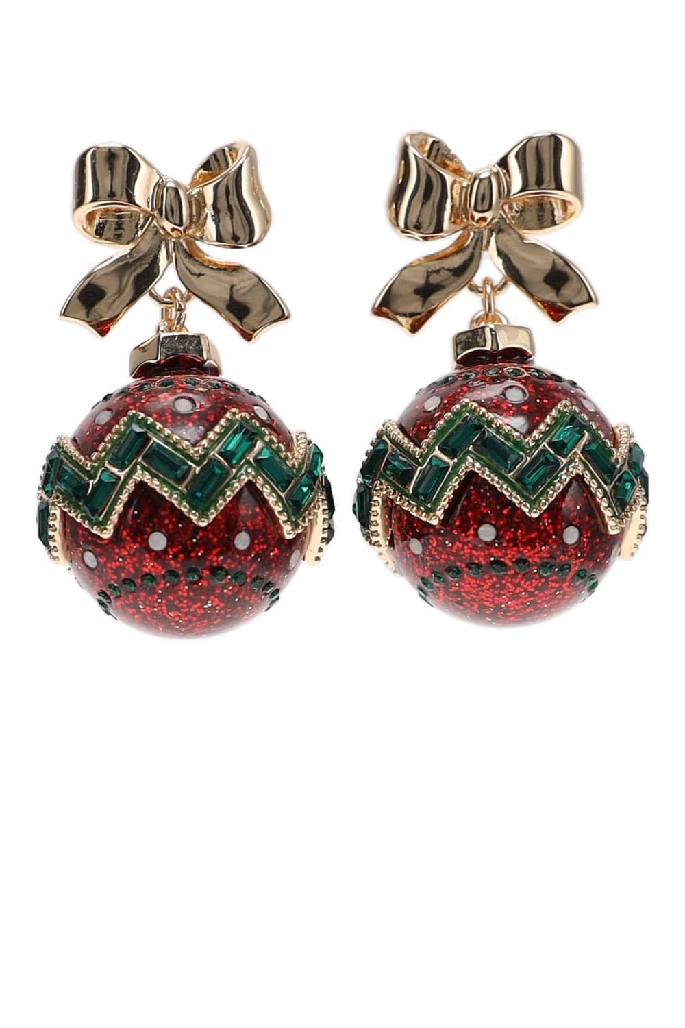 BaubleBar Sleigh Bell Bling Ornament Drop Earrings