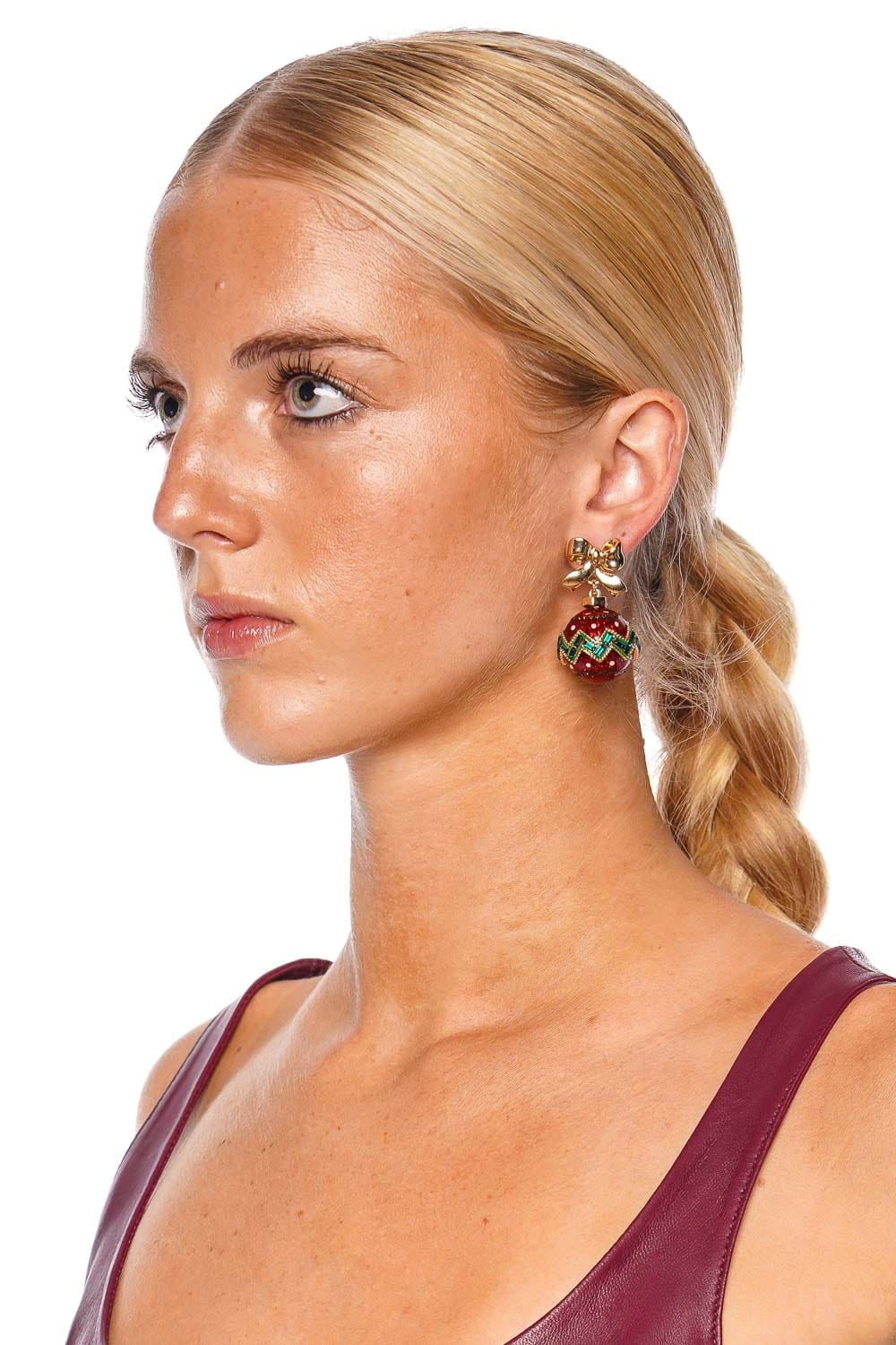 BaubleBar Sleigh Bell Bling Ornament Drop Earrings