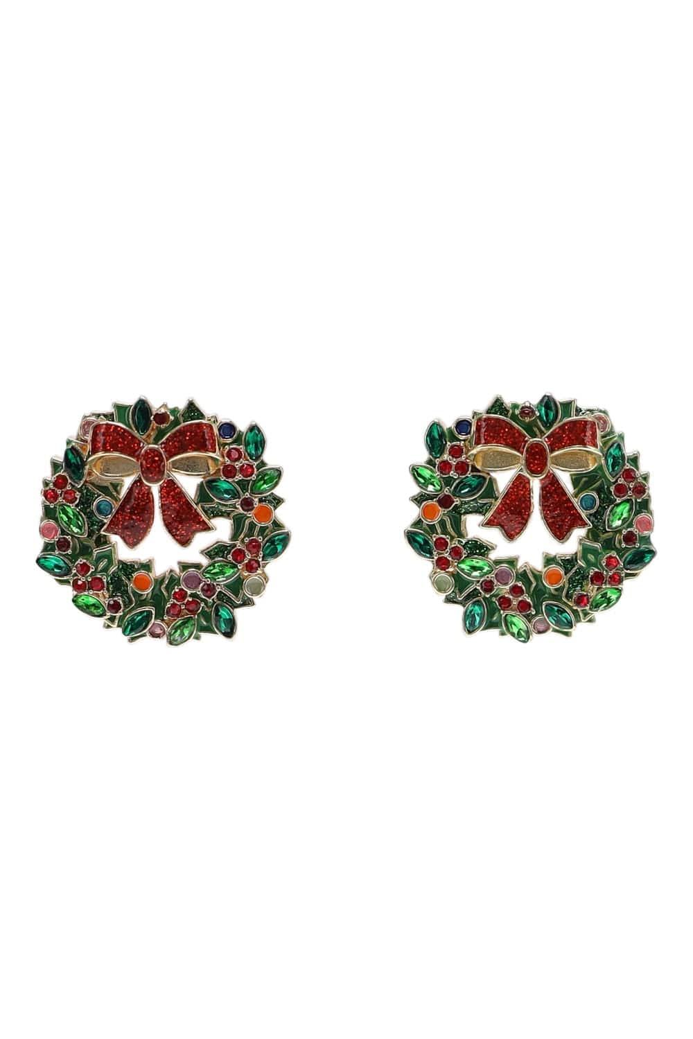 BaubleBar Be-wreath in the Spirit Drop Earrings