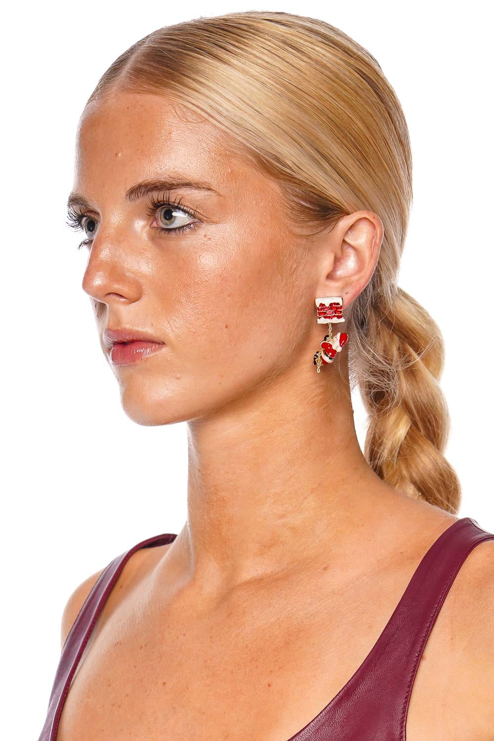 BaubleBar Santa Chain Drop Earrings