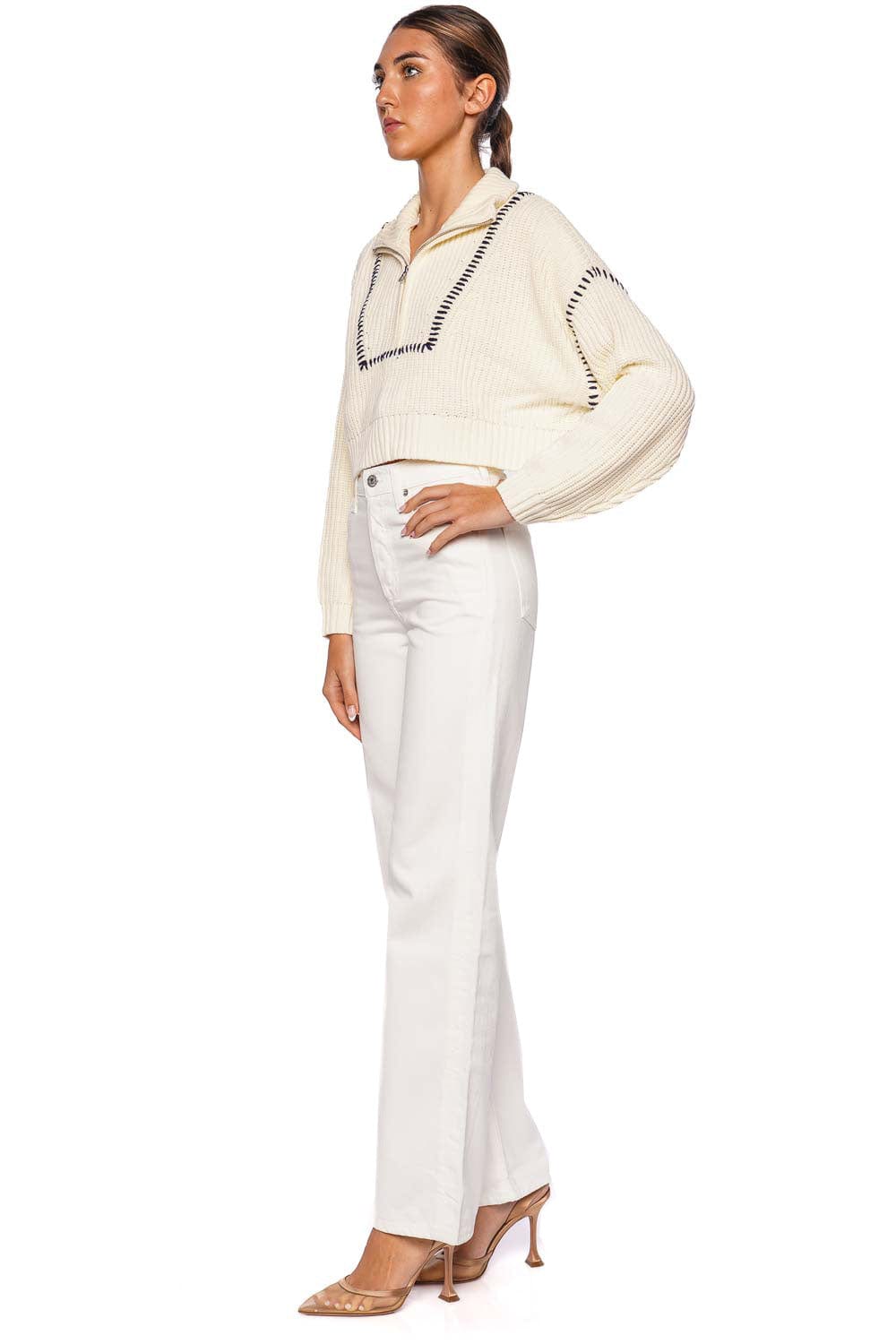 Citizens of Humanity Annina Soft White Wide Leg Jean