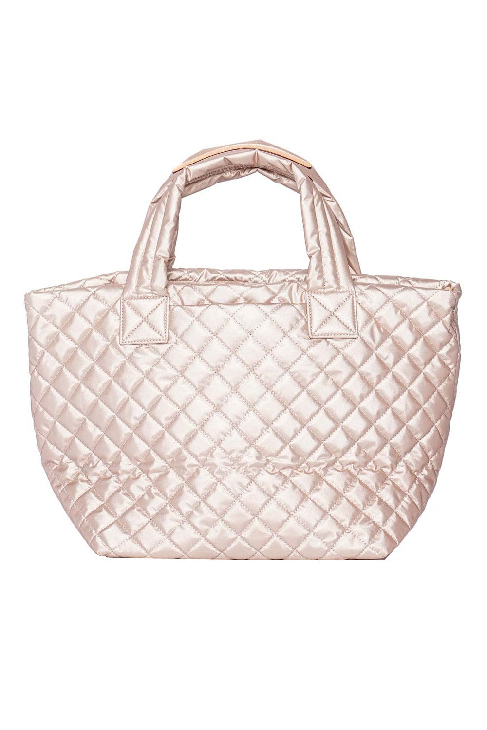 MZ Wallace Small Metro Deluxe Pale Rose Metallic Tote