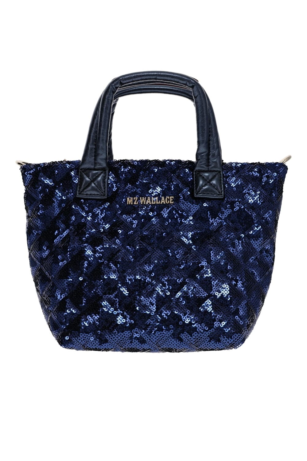 MZ Wallace Micro Metro Sapphire Sequin Deluxe Tote