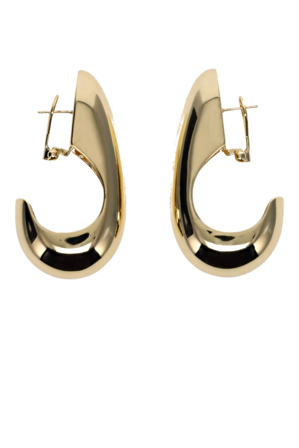 Jennifer Behr Nimah Gold Sculpted Drop Earrings