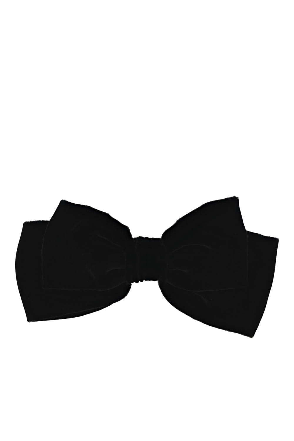 Jennifer Behr Tilly Black Velvet Bow Barrette