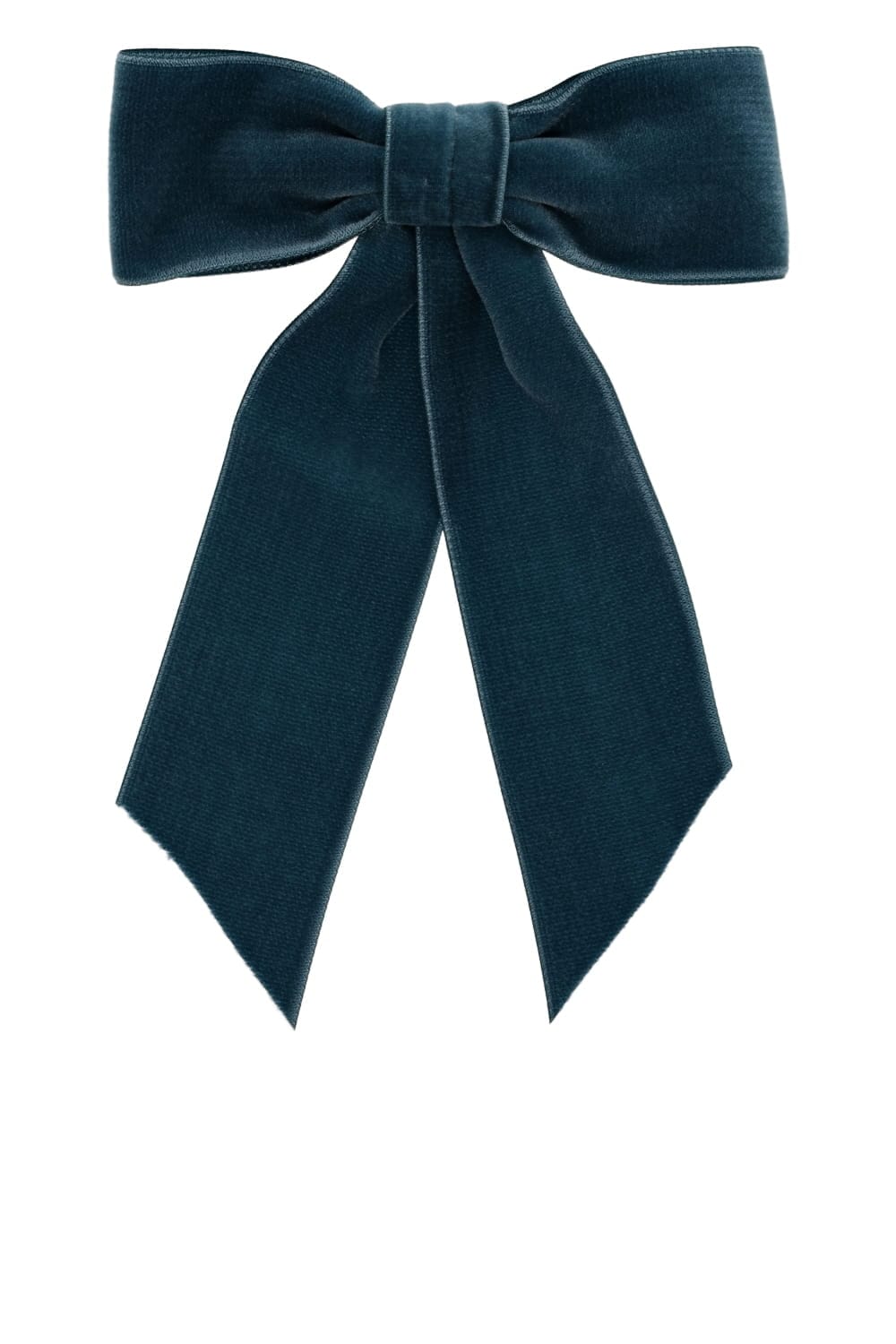 Jennifer Behr Bluebell Wide Velvet Bow Barrette