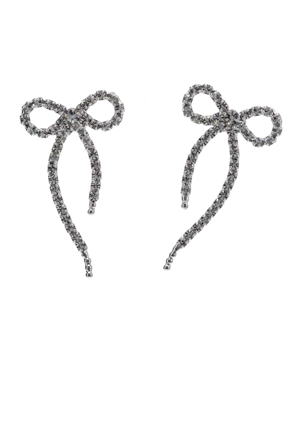 Jennifer Behr Marlena Crystal Bow Earrings