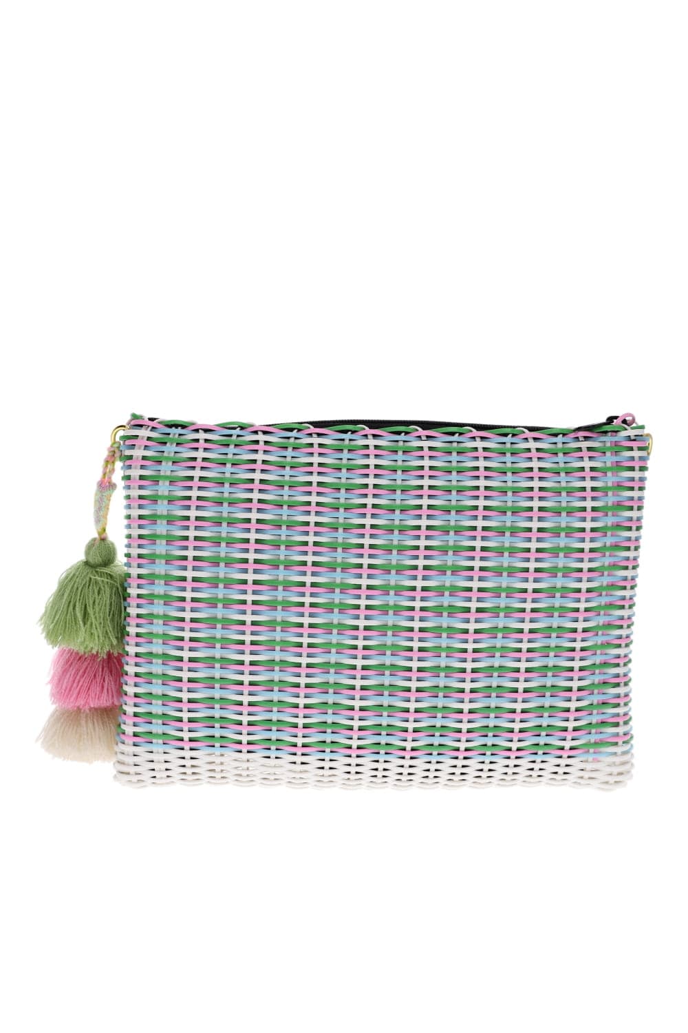 Squeeze De Citron The Bougainvillea Woven Clutch