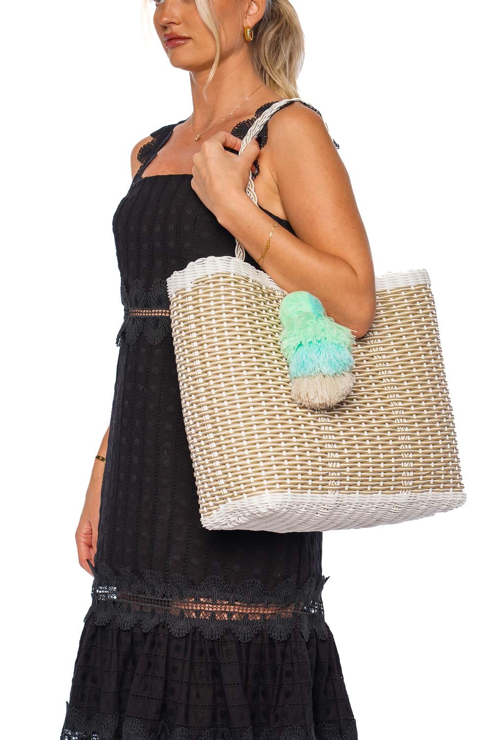 Squeeze De Citron Medium Sand Nest Citron Tote