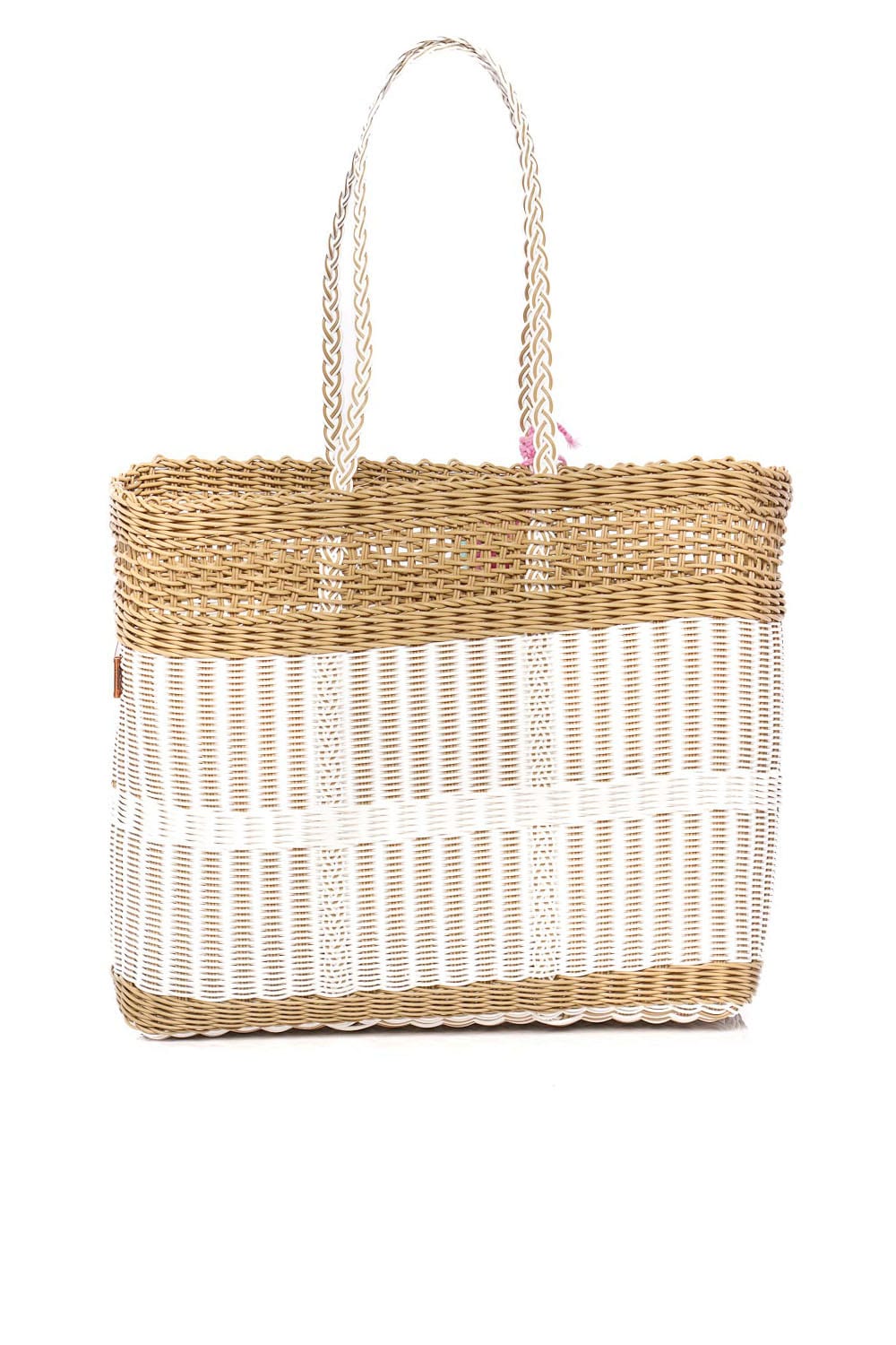 Squeeze De Citron Medium Coastal Net Citron Tote