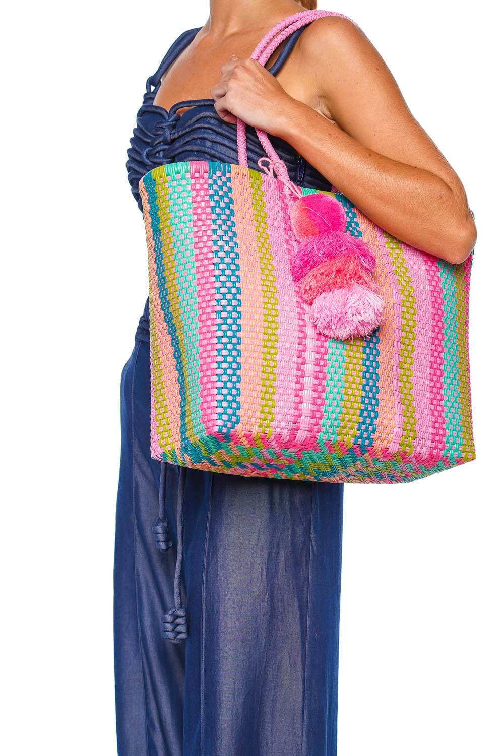 Squeeze De Citron Medium Paradise Rain Citron Tote