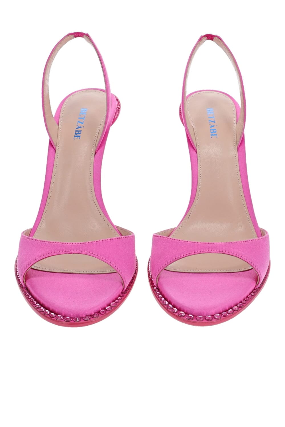 BETZÁBE Betzábe Fuchsia Crystal Slingback Heel