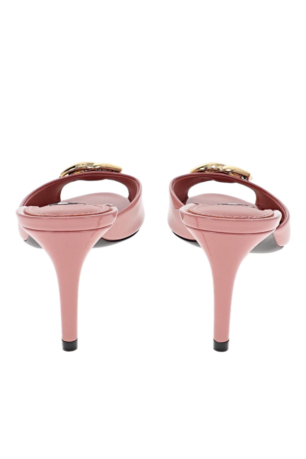 Dolce & Gabbana PINK LEATHER LOGO MULE CR1799 A1471 80405 PINK