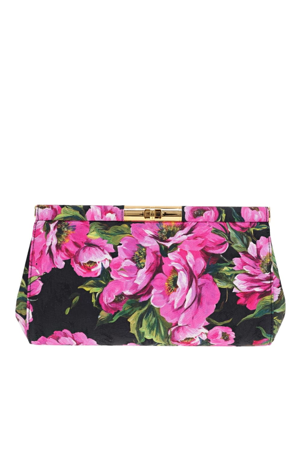 Dolce & Gabbana Marlene Peony Medium Chain Clutch