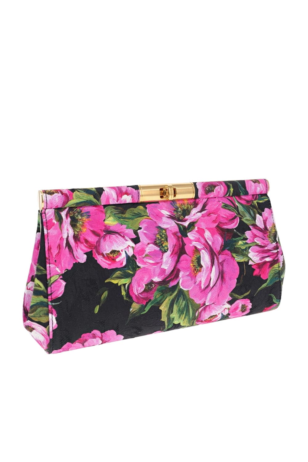 Dolce & Gabbana Marlene Peony Medium Chain Clutch