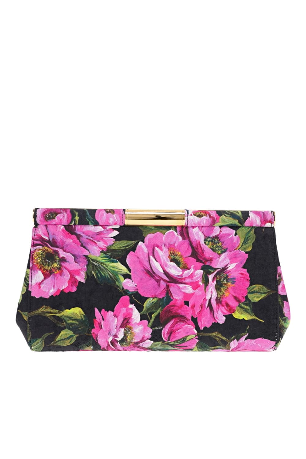 Dolce & Gabbana Marlene Peony Medium Chain Clutch