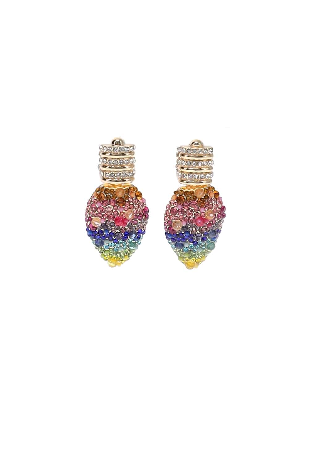 BaubleBar Bright Bulb Multi Crystal Earrings