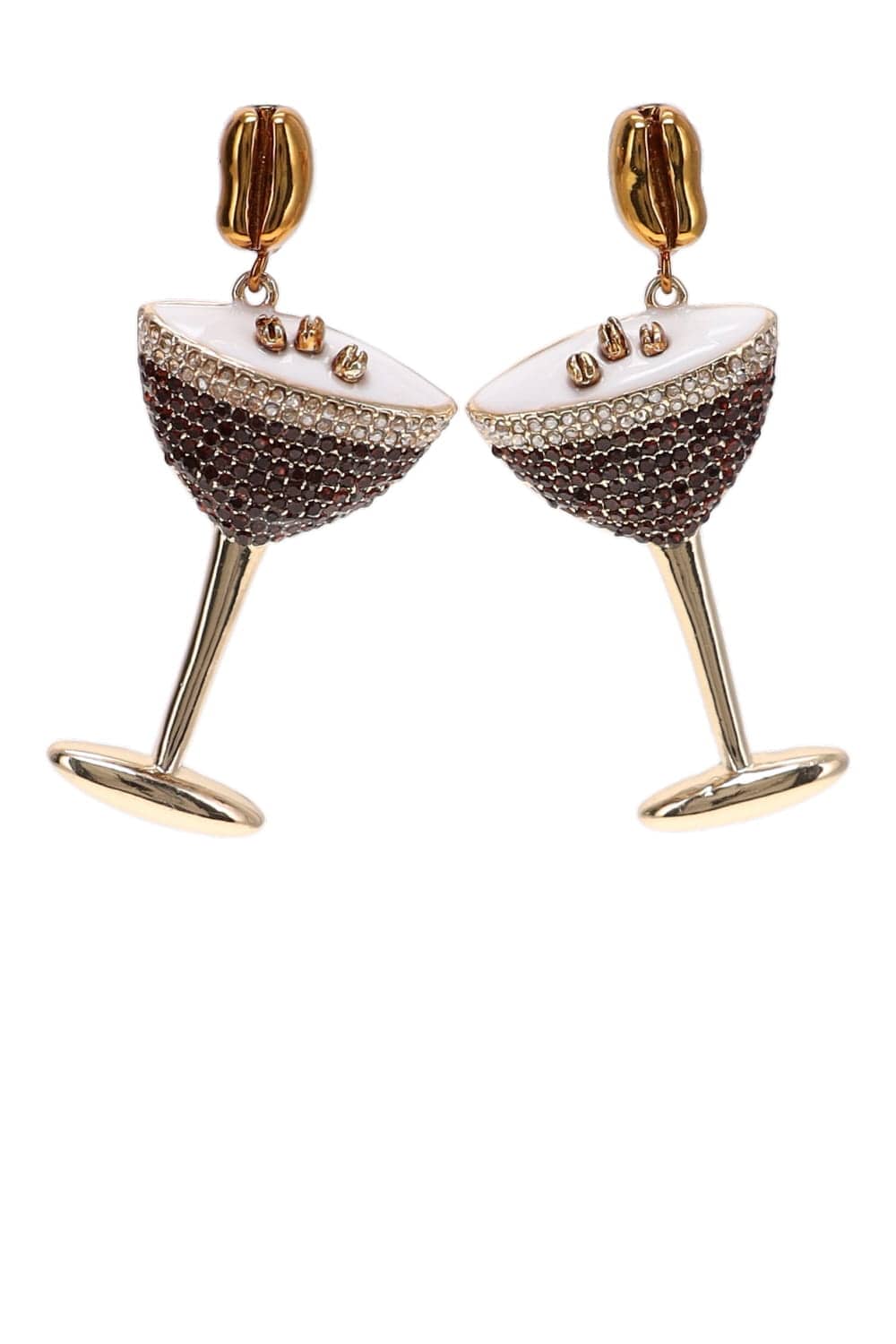 BaubleBar Espresso Yourself Martini Drop Earrings