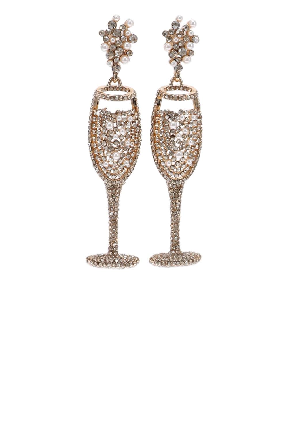 BaubleBar What's Poppin' Champagne Drop Earrings