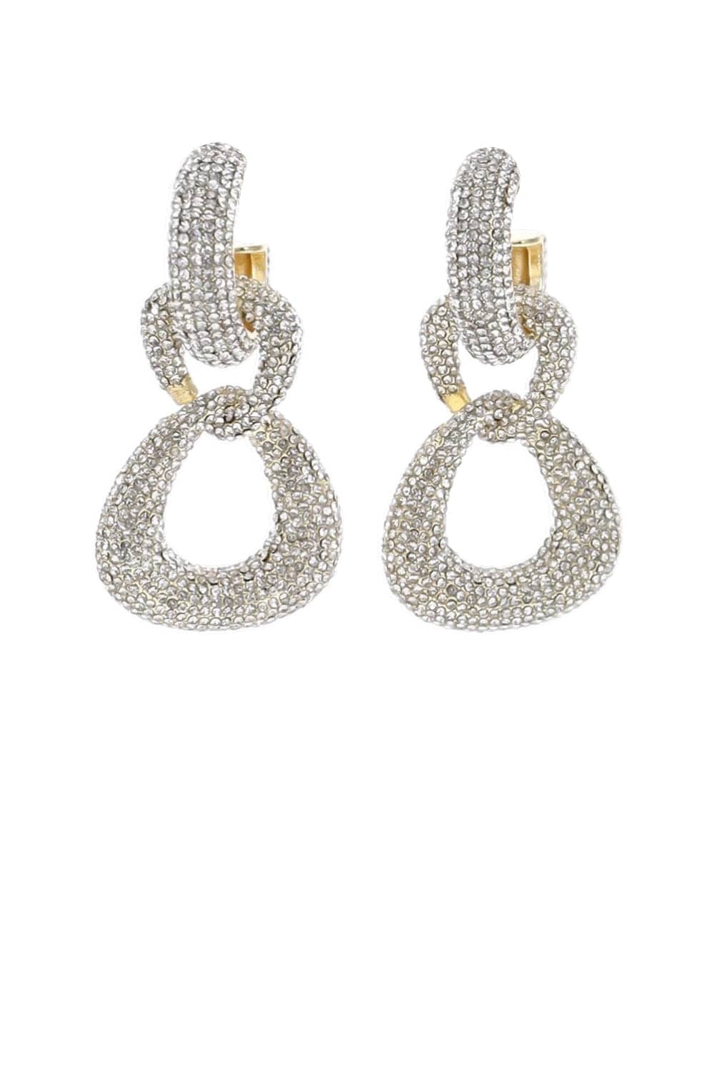 BaubleBar Gemma Crystal Pavé Link Drop Earrings